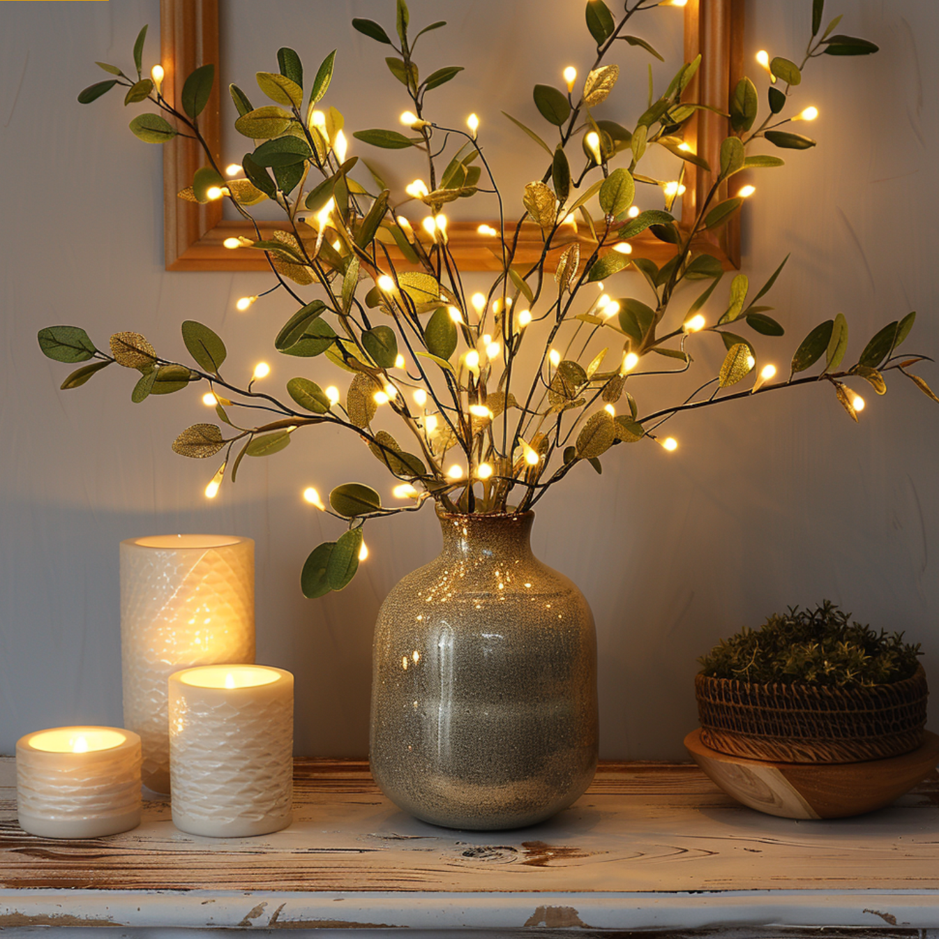 Magischer Olivenzweig | LED Dekoration 1