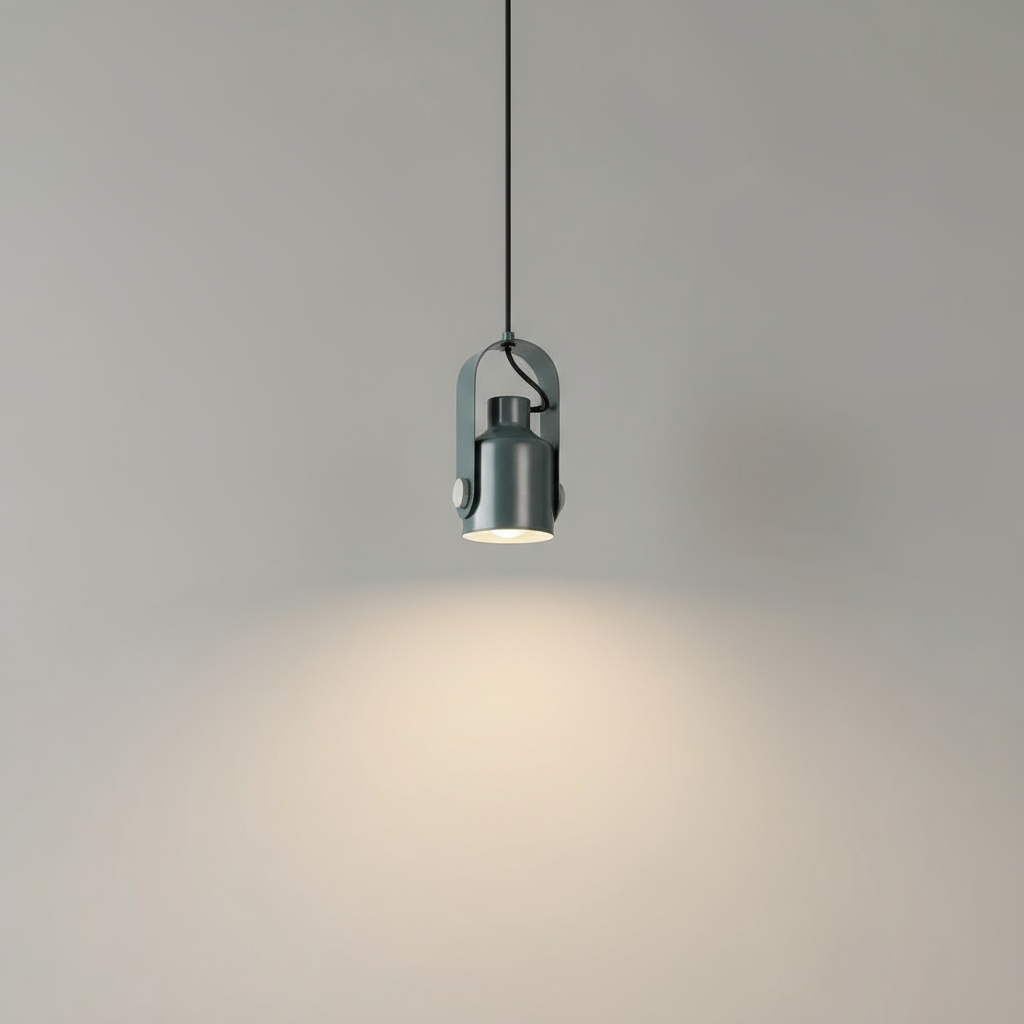 Hängelampe | Pendelleuchte Schwarz 120 cm Holz & Metall