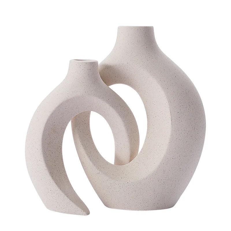 Minimalistische Keramische Vasen Set | Elegante Wohnaccessoires 7