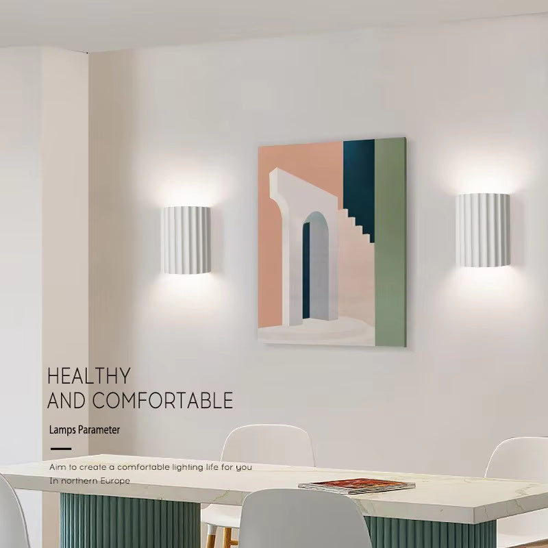 ArchiLume | Moderne gerippte Lampe, Wandleuchte