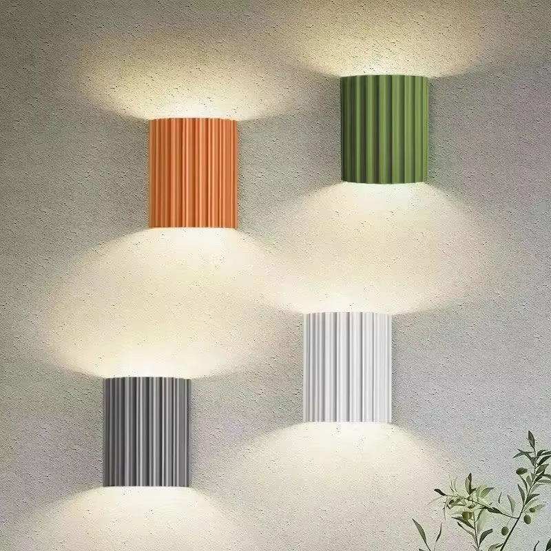 ArchiLume | Moderne gerippte Lampe, Wandleuchte