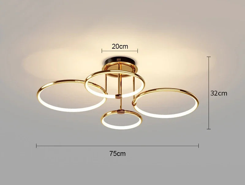 Moderne LED-Deckenleuchte | Geometrischer Kronleuchter 5