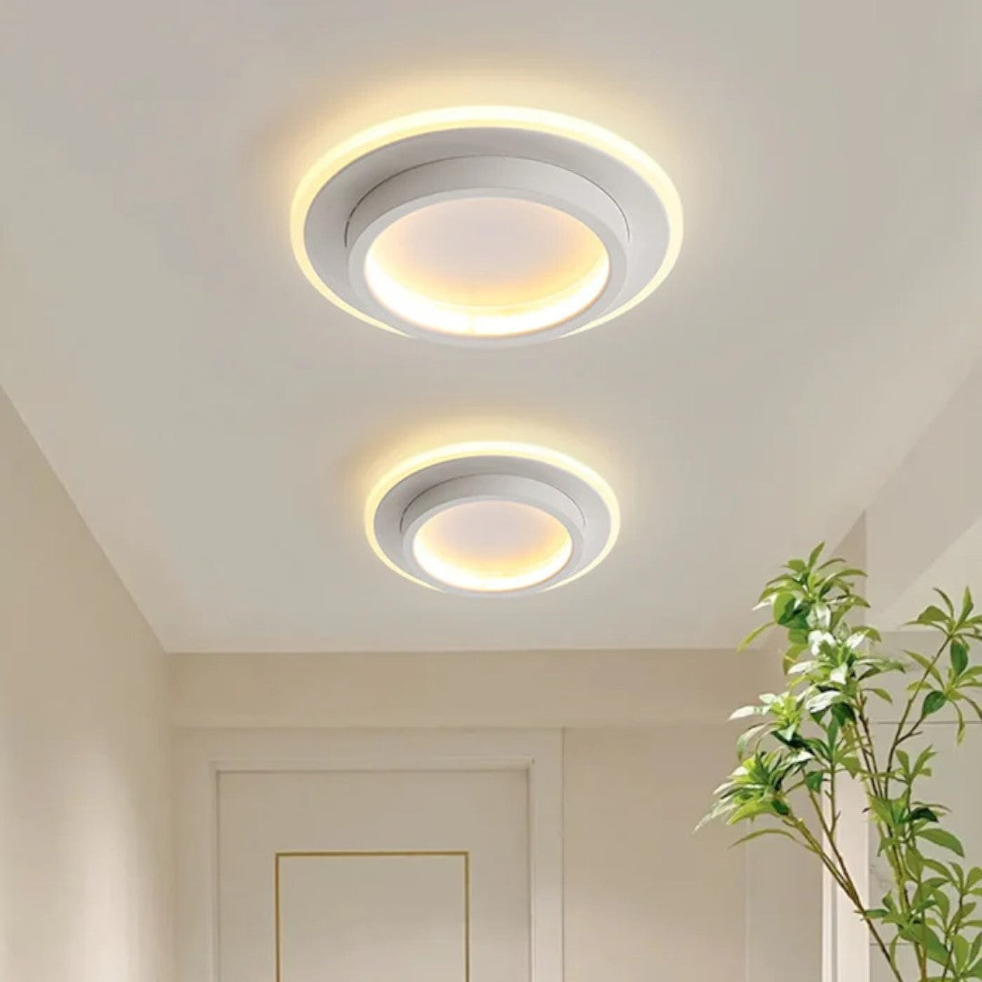 Moderne LED-Deckenleuchte | Metall und Acryl 4
