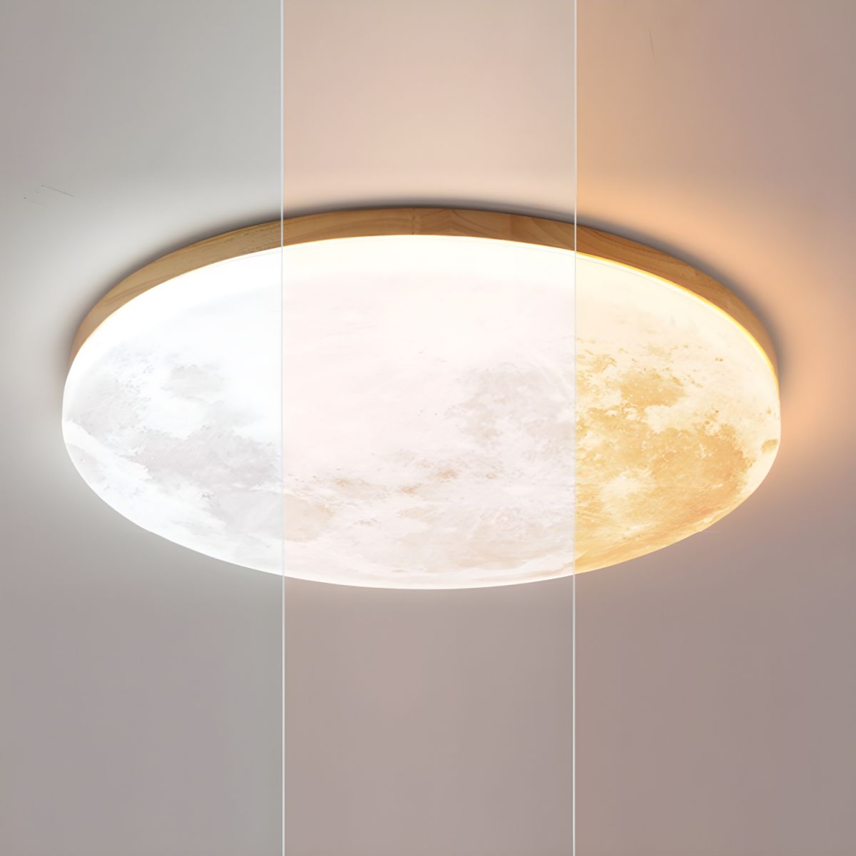 Moon Round | Minimalistische LED-Deckenleuchte 6