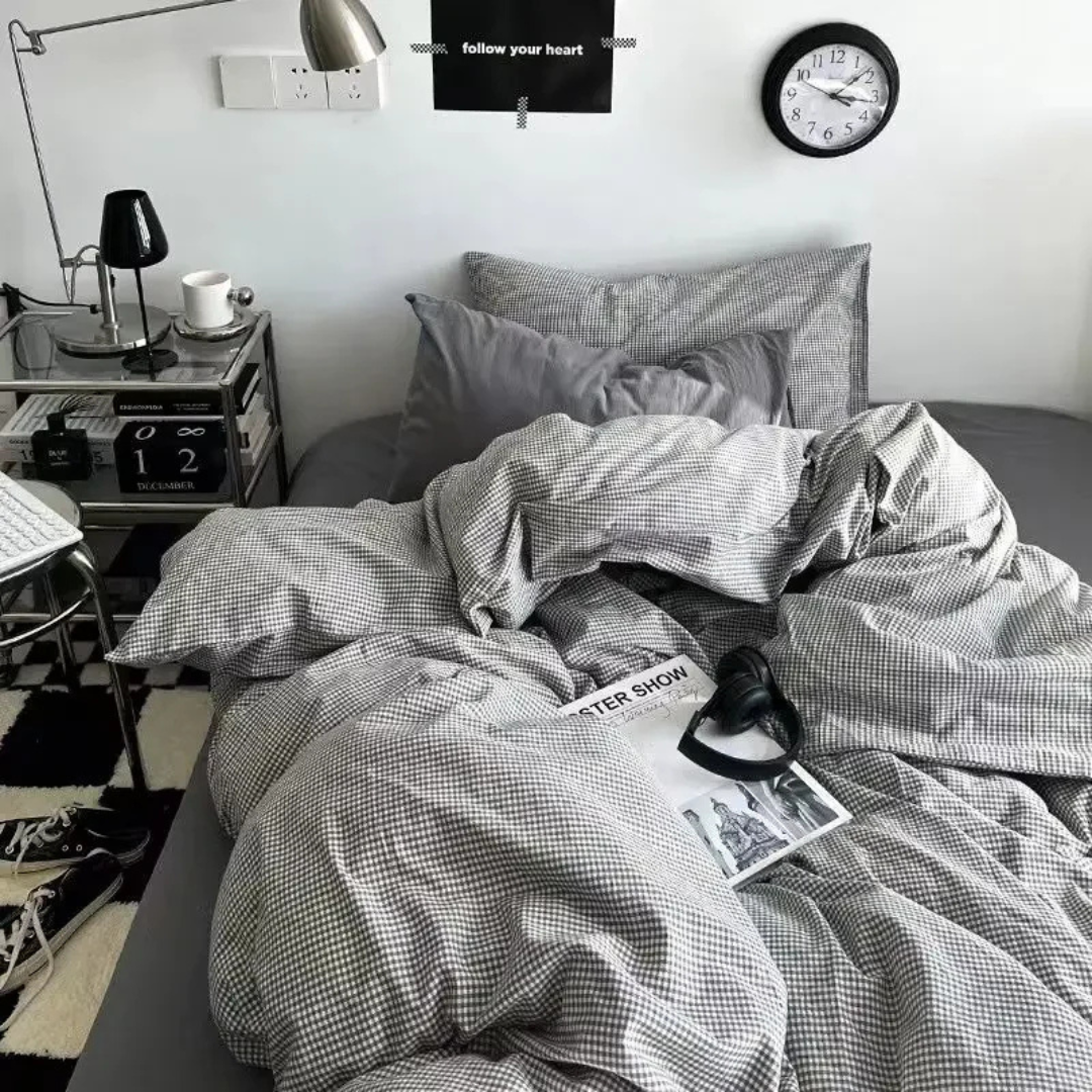 Nidus | Bettwäsche Set 240x220, Luxuriöser Bettbezug 2