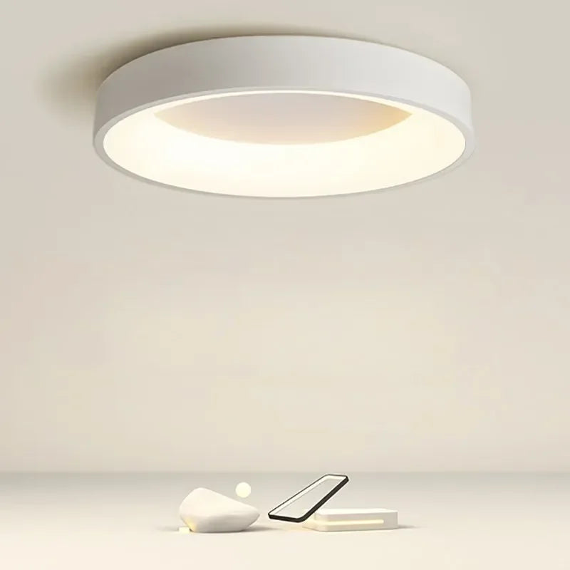 Nordische Runde LED-Deckenleuchte | Deckenlampe Wohnzimmer 1