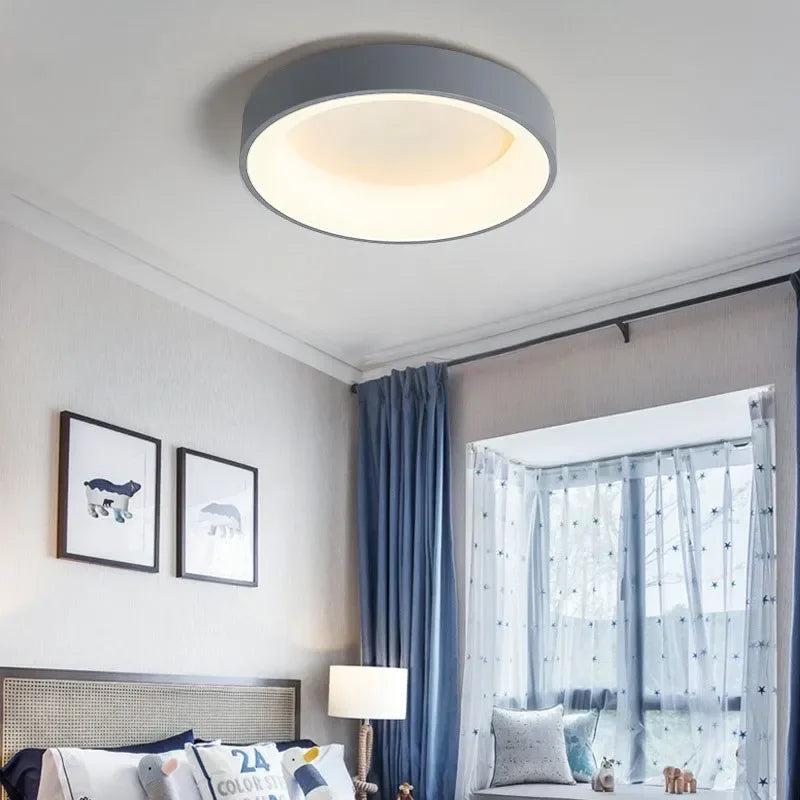 Nordische Runde LED-Deckenleuchte | Deckenlampe Wohnzimmer 2
