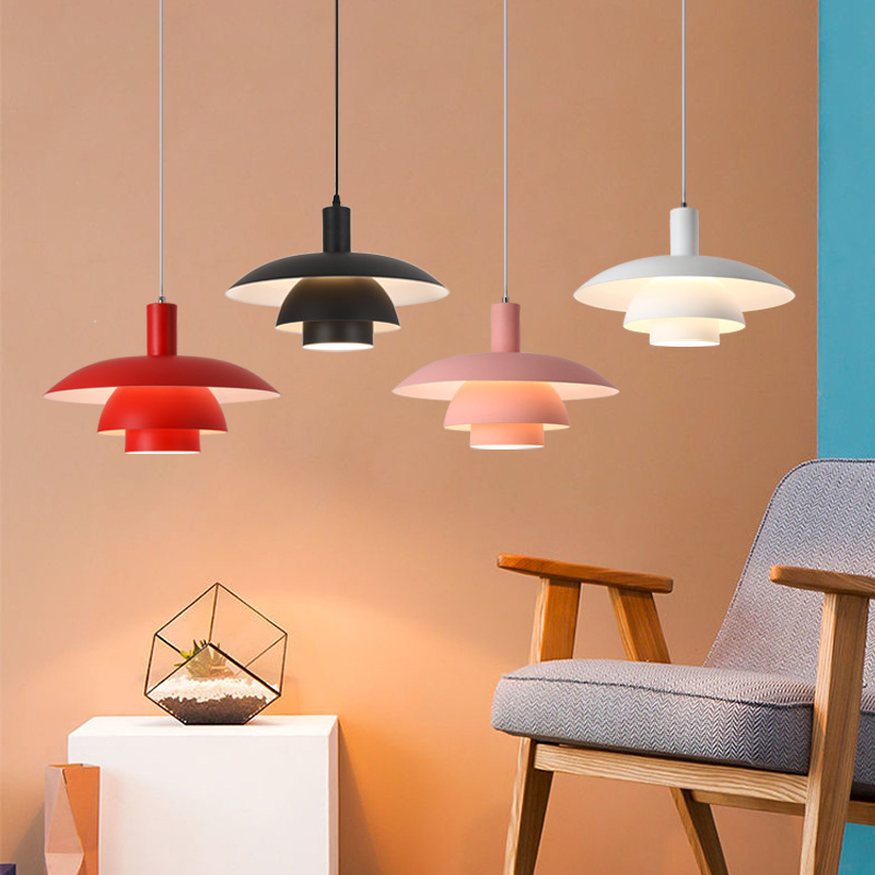 Elegante Hängelampe im Dänischen Design | Minimalistische Pendelleuchte für Esszimmer und Wohnräume, LED, Metall, Ø29cm oder Ø39cm-2