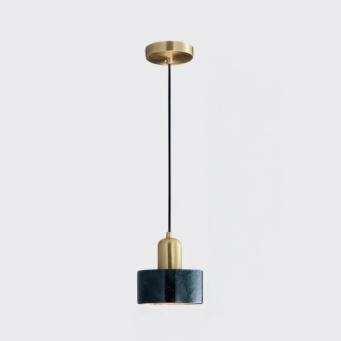 Variant image for Zylindrische Pendelleuchte im Japanischen Stil | Elegante Hängelampe für Esszimmer und Wohnräume, LED E27, 5W, Messing, Ø 15cm-9