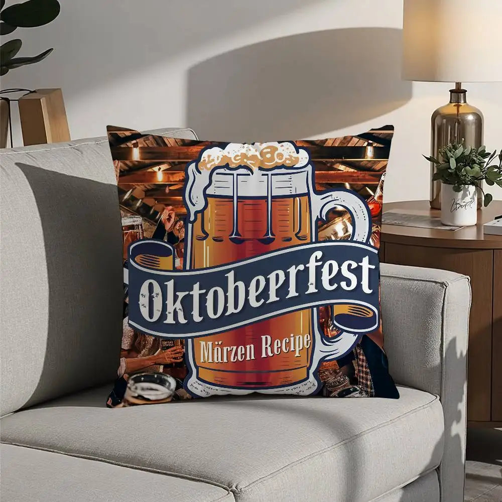 Oktoberfest Kissen Bedrucken | Dekoratives Plüschkissen 10