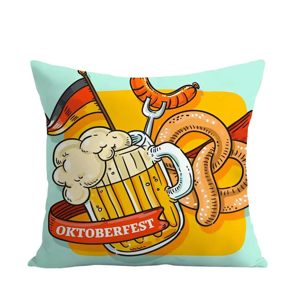 Oktoberfest Kissen Bedrucken | Dekoratives Plüschkissen 4