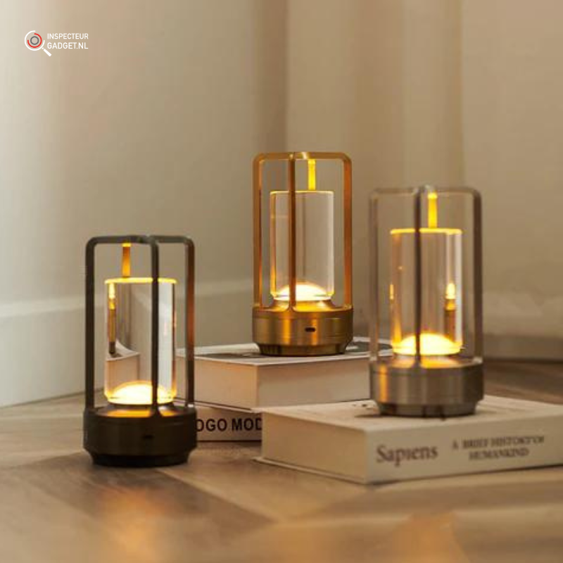 Kabellose LED Tischleuchte mit USB-Aufladung und Dimmfunktion | 28 Stunden Laufzeit, Wasserdicht, Ideal für Innen- und Außenbereich-3