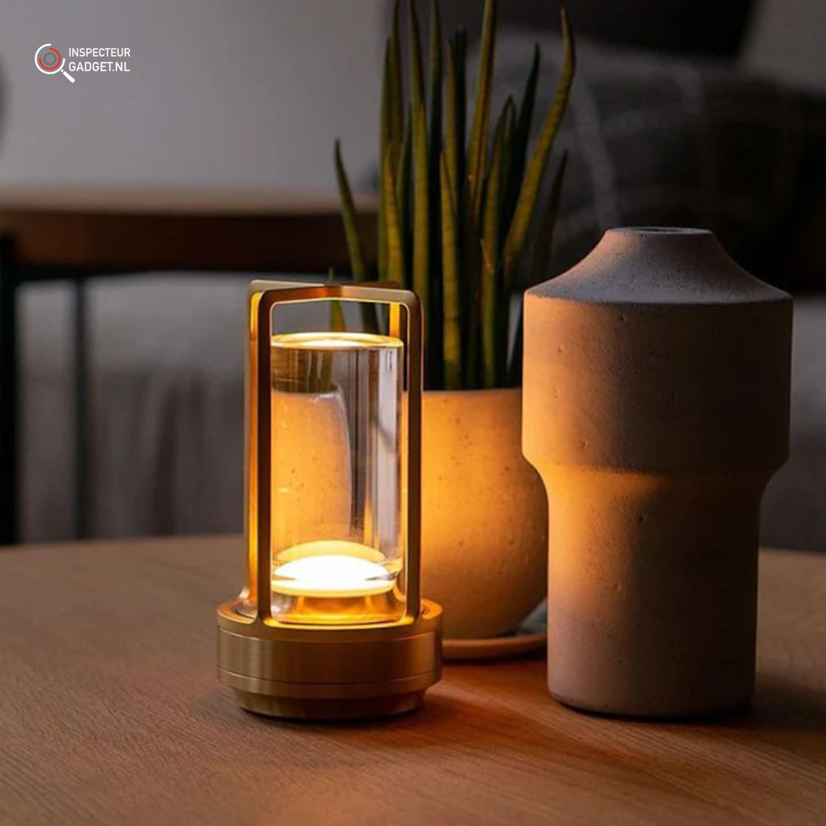 Variant image for Kabellose LED Tischleuchte mit USB-Aufladung und Dimmfunktion | 28 Stunden Laufzeit, Wasserdicht, Ideal für Innen- und Außenbereich-1
