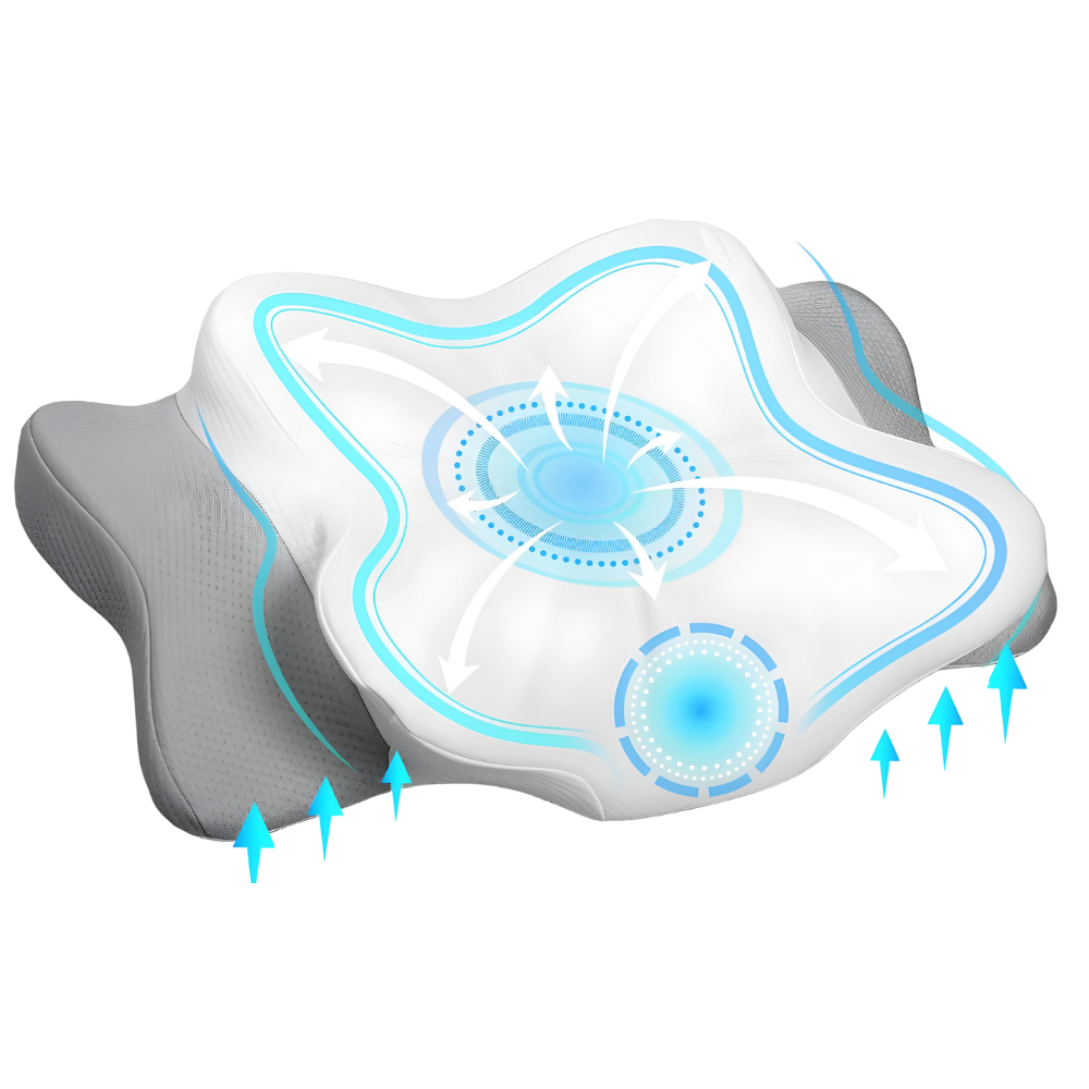 Orthopädisches 3D Kissen | Ergonomisches Kopfkissen für Seitenschläfer 1