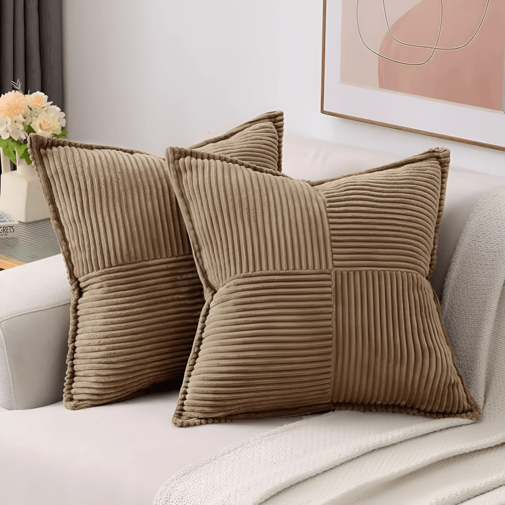 Ovidia | Färbungsresistente Kissenbedeckung aus Polyester 5