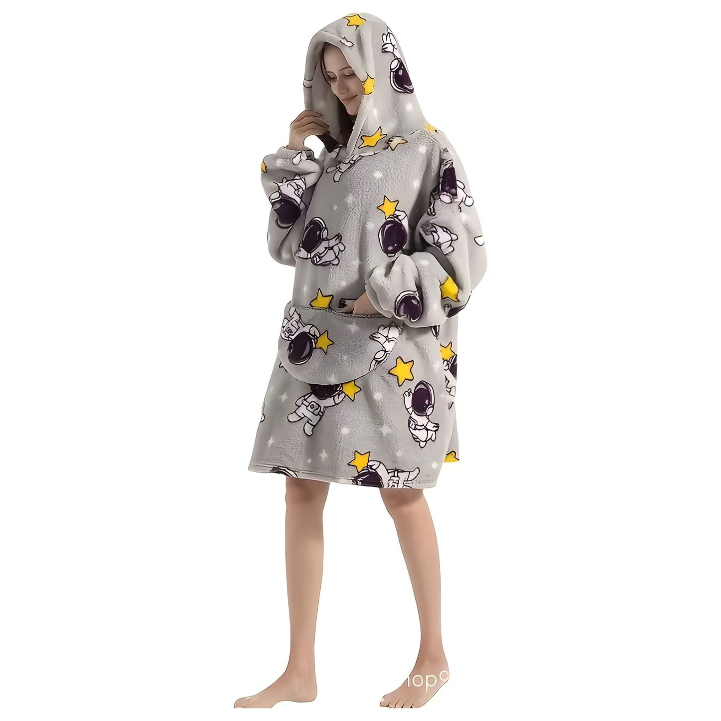 Patrina | Kapuzen-Decke aus Fleece mit Wendedesign 7