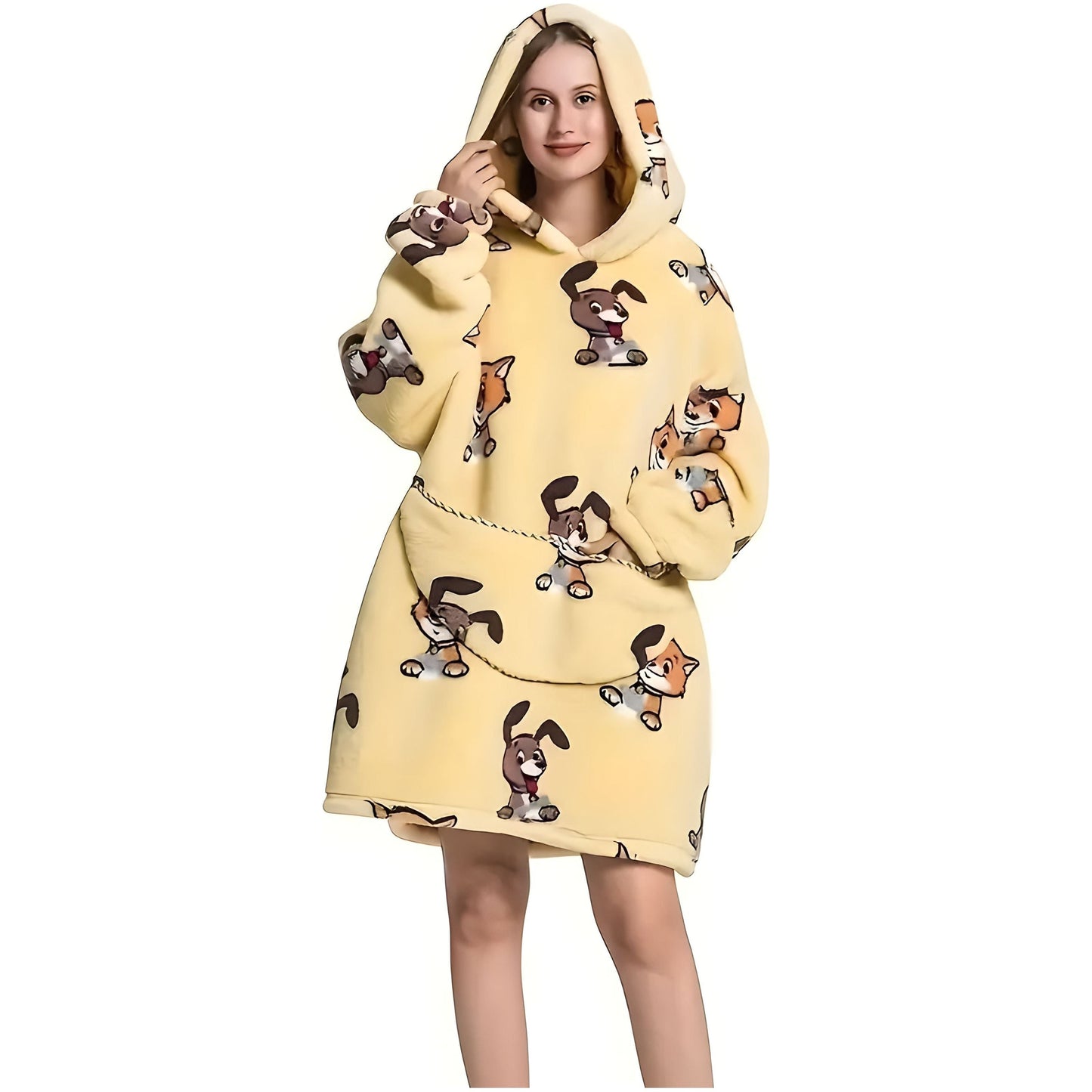Patrina | Kapuzen-Decke aus Fleece mit Wendedesign 9