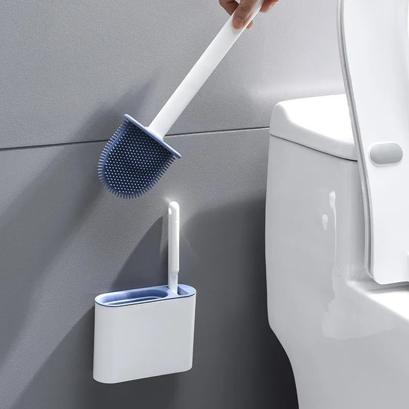 PerfectClean | Toilettenbürste Silikon mit Wandhalterung 2