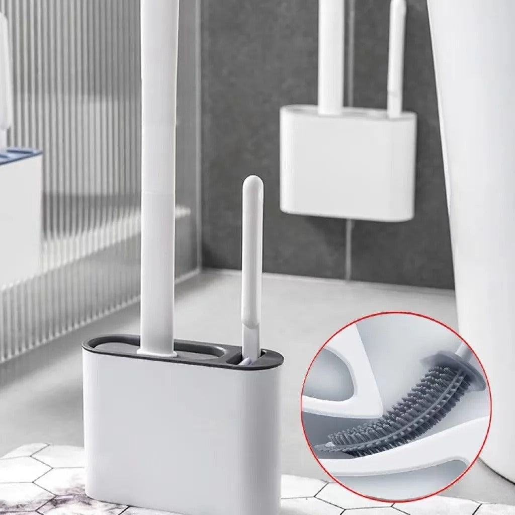 PerfectClean | Toilettenbürste Silikon mit Wandhalterung 5