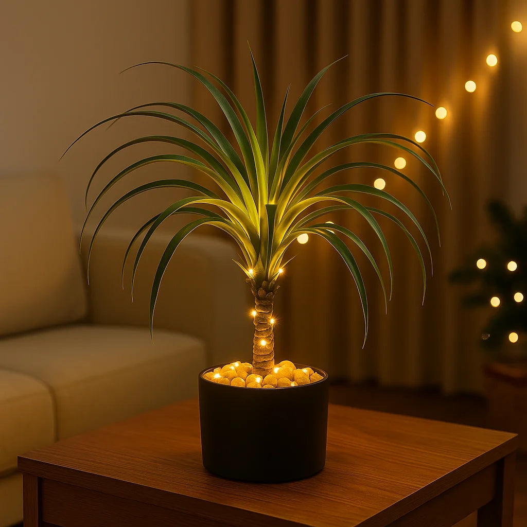Pferdeschwanz-Palmenlampe | LED Tischlampe 2