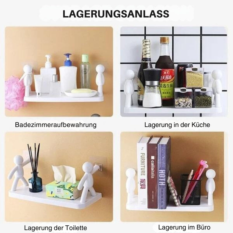 PopShelf | Wandregal ohne Bohren für Badezimmer und Küche 4