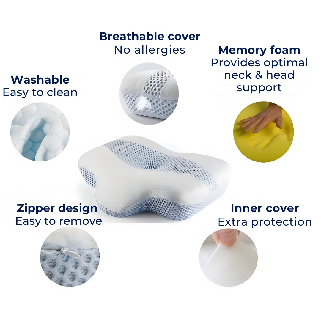 RestAlign | Orthopädisches Nackenkissen gegen Nackenschmerzen 6