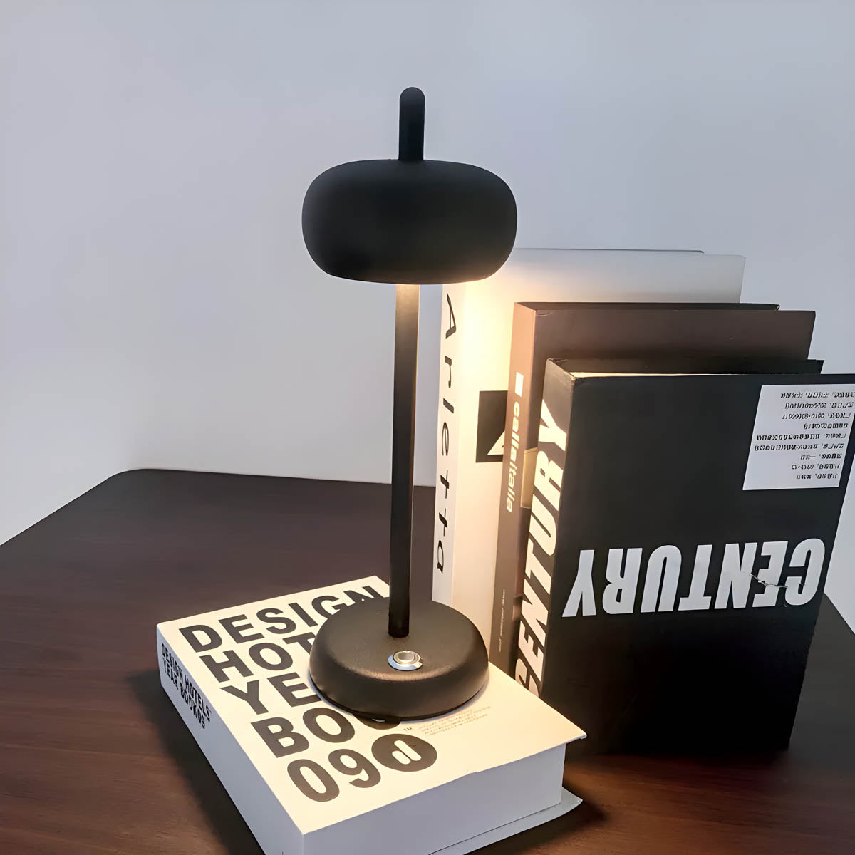 RINE Akku Tischleuchte – Kabellose LED Tischlampe mit Einstellbarer Helligkeit für Modernes Wohndesign-3
