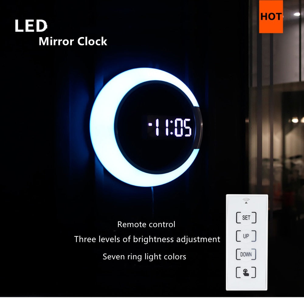 RingLite | Wanduhr Modern Weiß 30,5 cm Aluminium 3