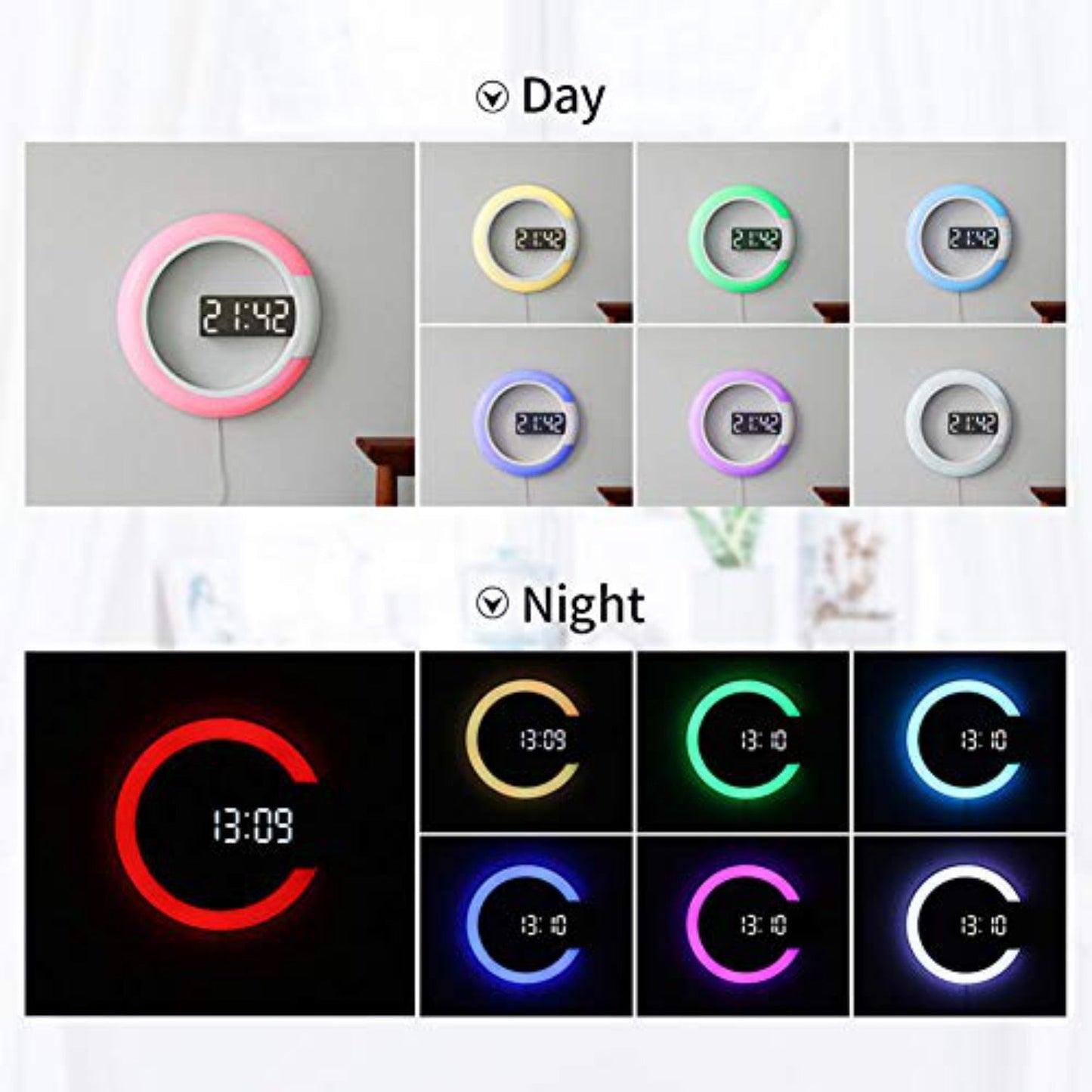 RingLite | Wanduhr Modern Weiß 30,5 cm Aluminium 7