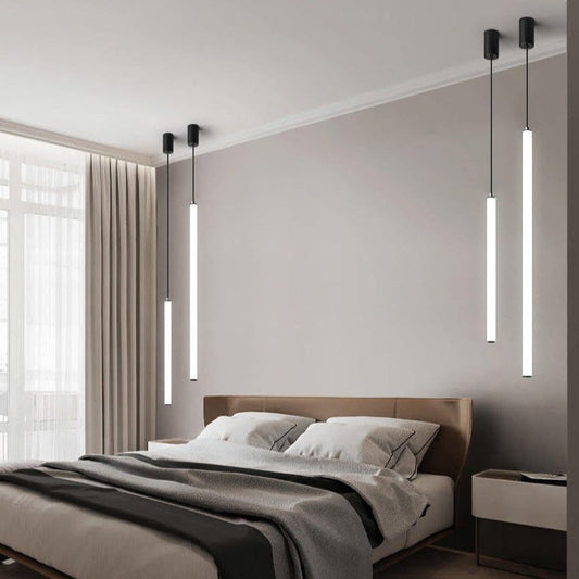 Rod Pendelleuchte Schwarz | Moderne Hängelampe für Esszimmer 0