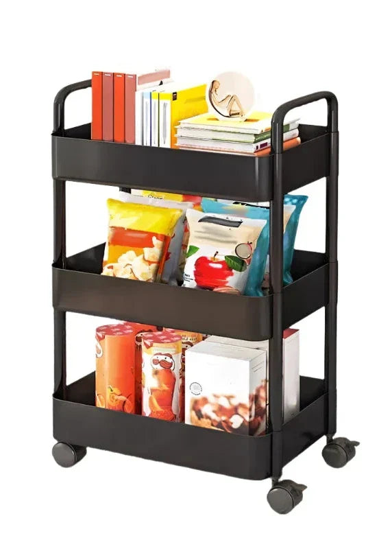 RollStack | Mehrlagiges Kunststoff-Regal mit Rollen 5