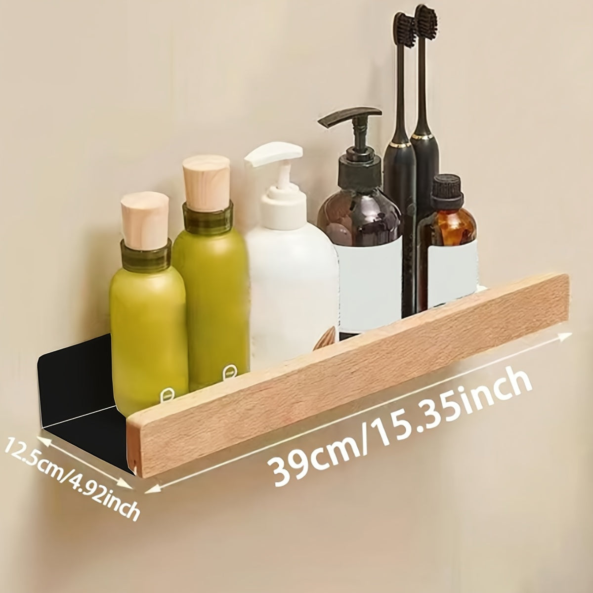 RustiRack | Wandregal für das Badezimmer ohne Bohren 0