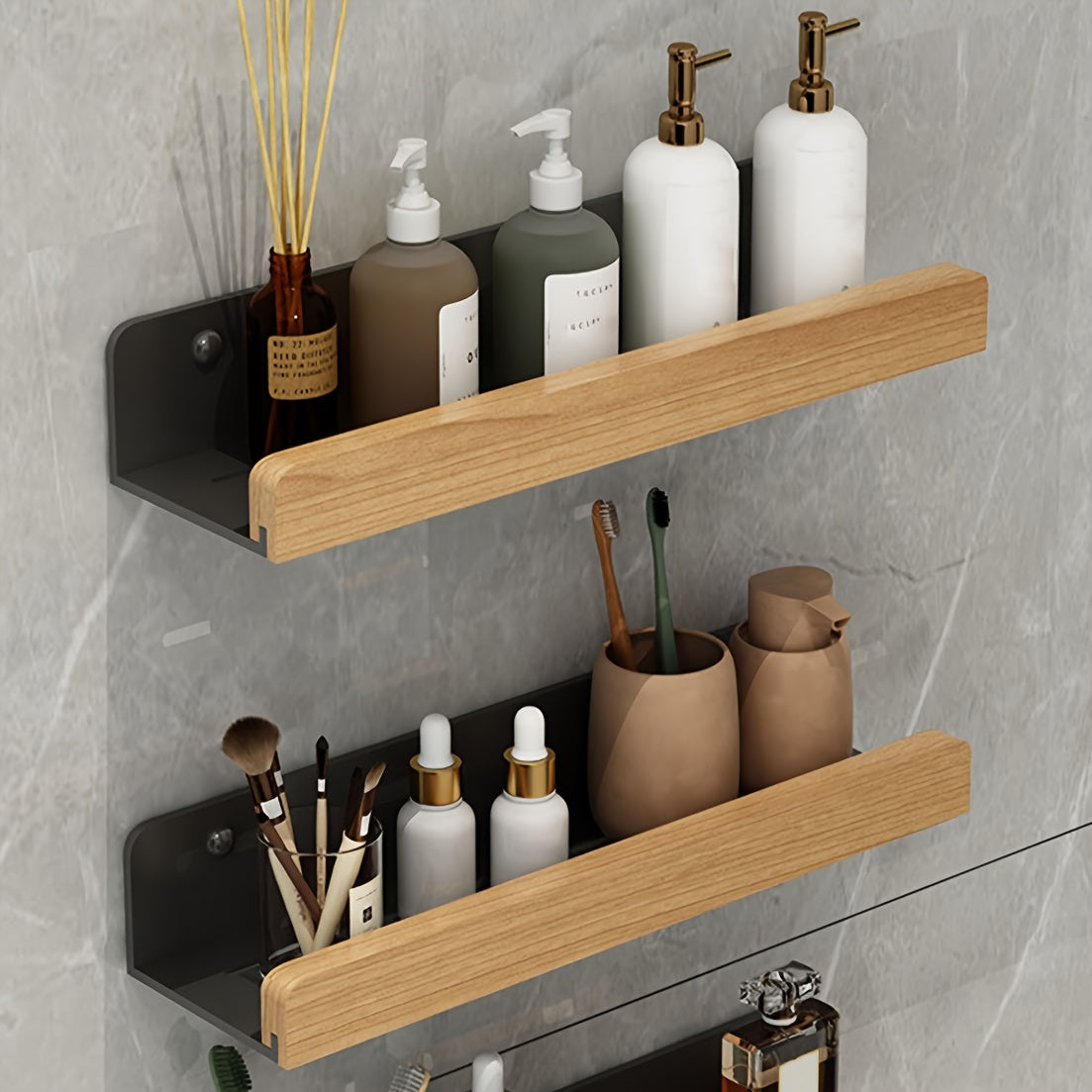 RustiRack | Wandregal für das Badezimmer ohne Bohren 4