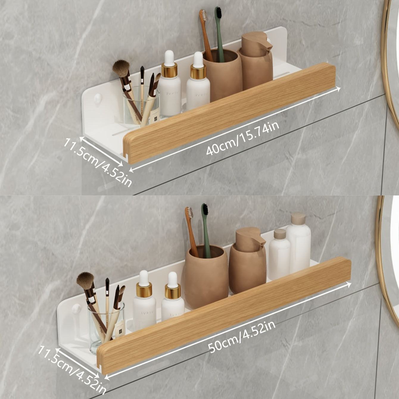 RustiRack | Wandregal für das Badezimmer ohne Bohren 6