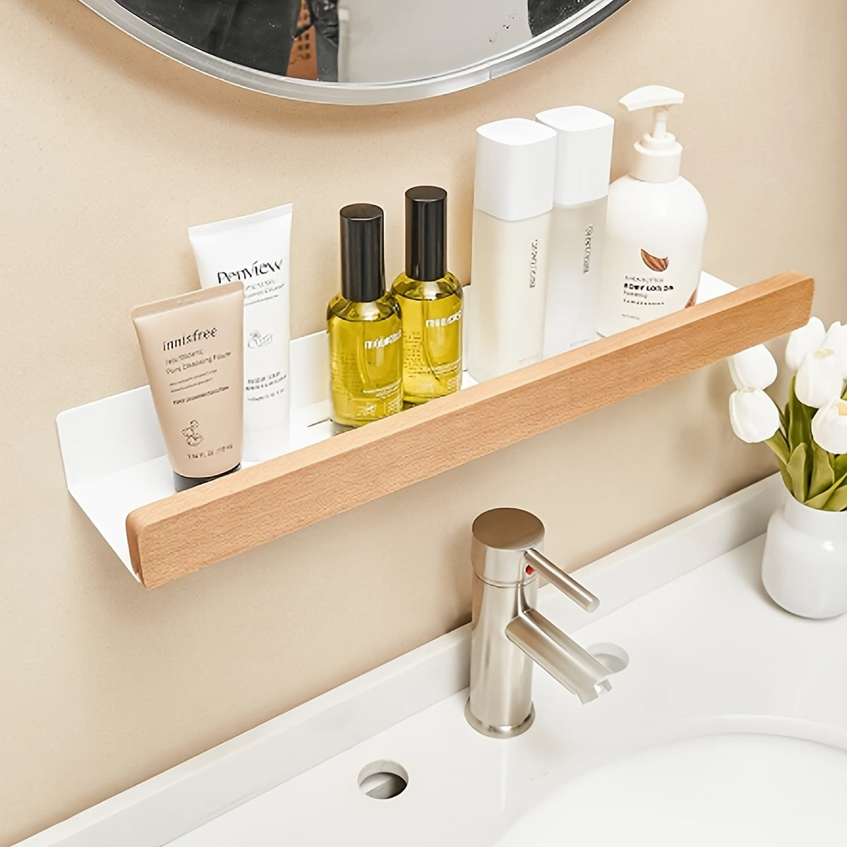 RustiRack | Wandregal für das Badezimmer ohne Bohren 8