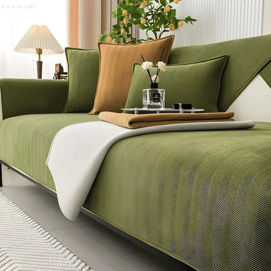 Rutschfester Sofabezug für L-Form | Couchschutz für Stil und Komfort 0