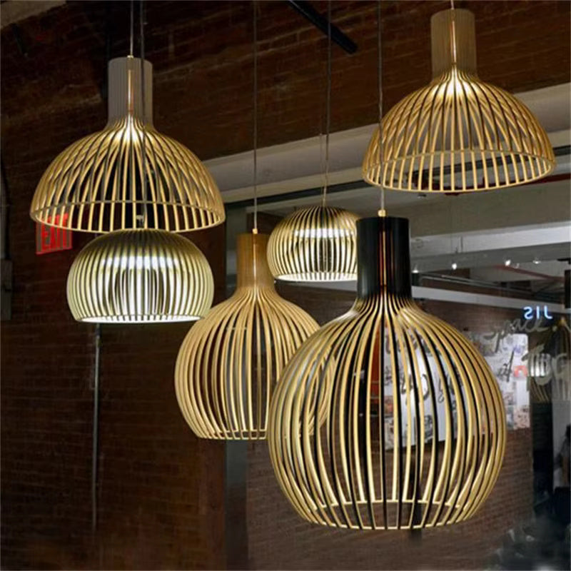 Natura Orb Bambus Pendelleuchte – Handgefertigte Hängelampe im Naturdesign für Wohnzimmer & Esszimmer