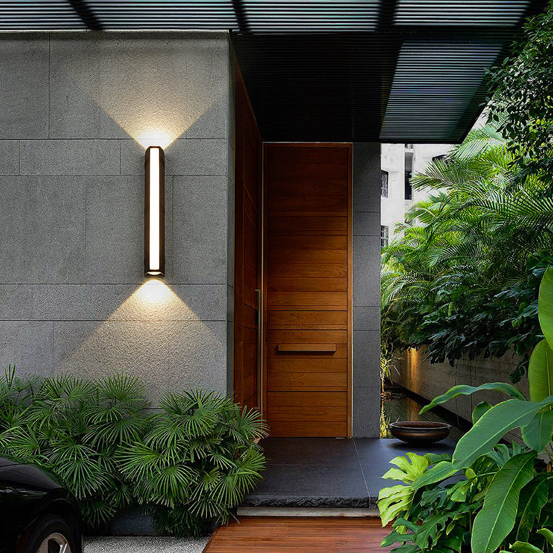 Elegante Aluminium Außenwandleuchte | Wasserdicht, Energieeffiziente LED Wandleuchte für Garten und Terrasse-4