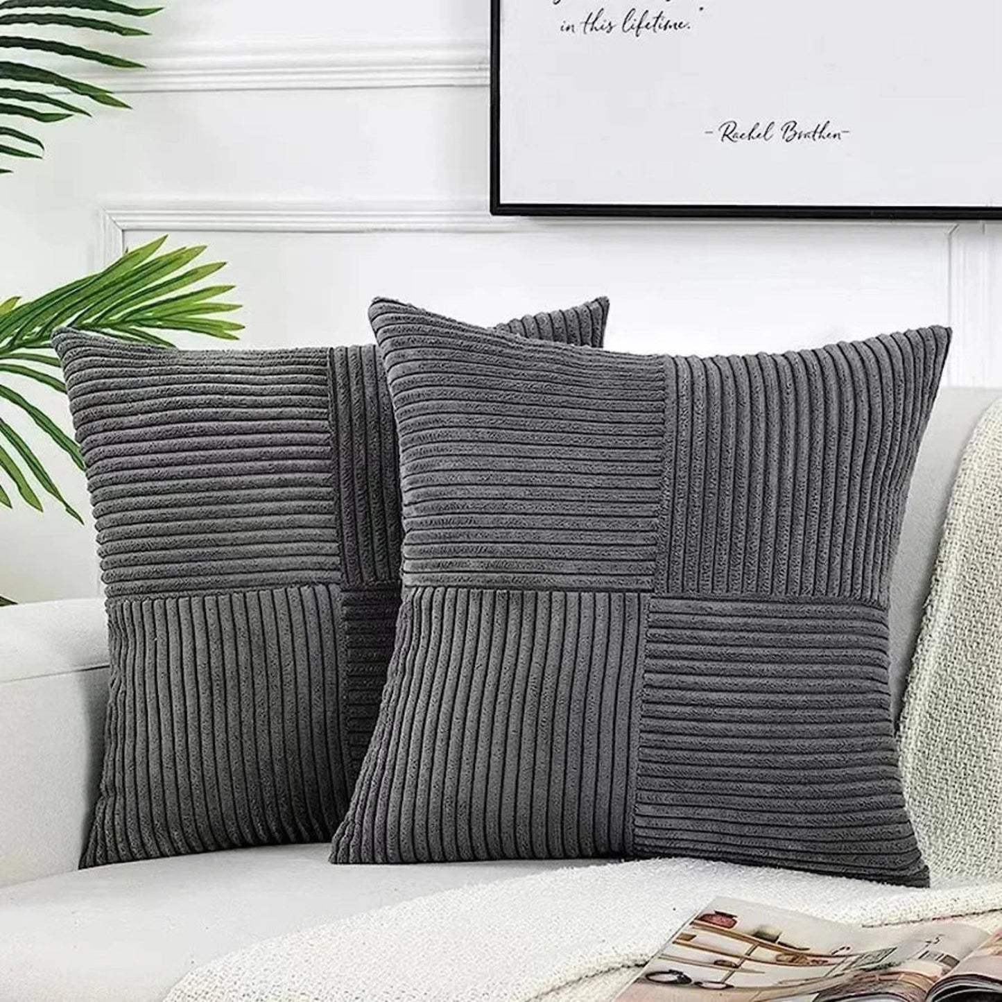 Samt-Kissenbezüge | Luxuriöse Dekokissen für Sofa und Bett 0