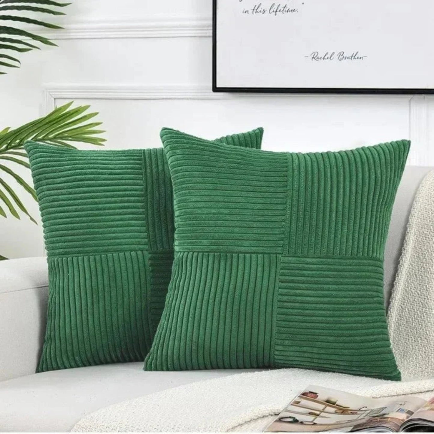 Samt-Kissenbezüge | Luxuriöse Dekokissen für Sofa und Bett 2