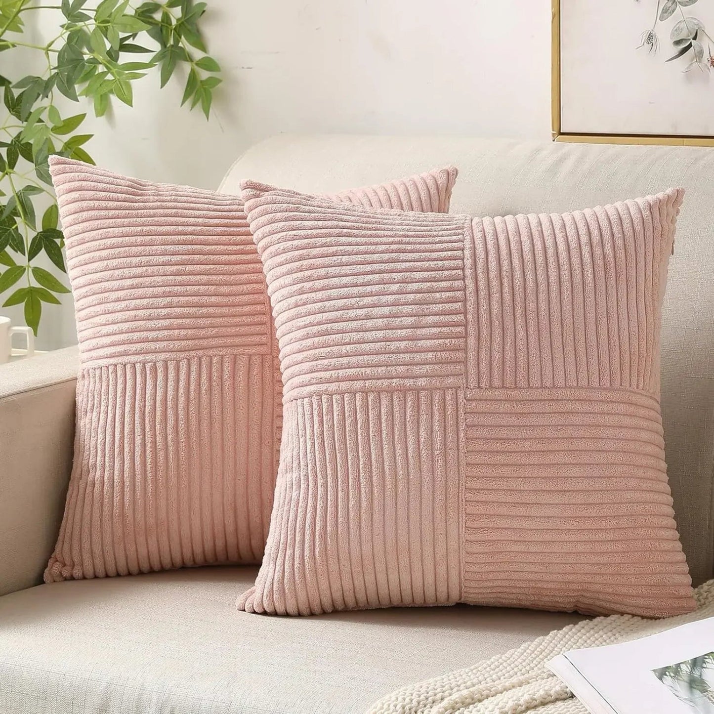Samt-Kissenbezüge | Luxuriöse Dekokissen für Sofa und Bett 3