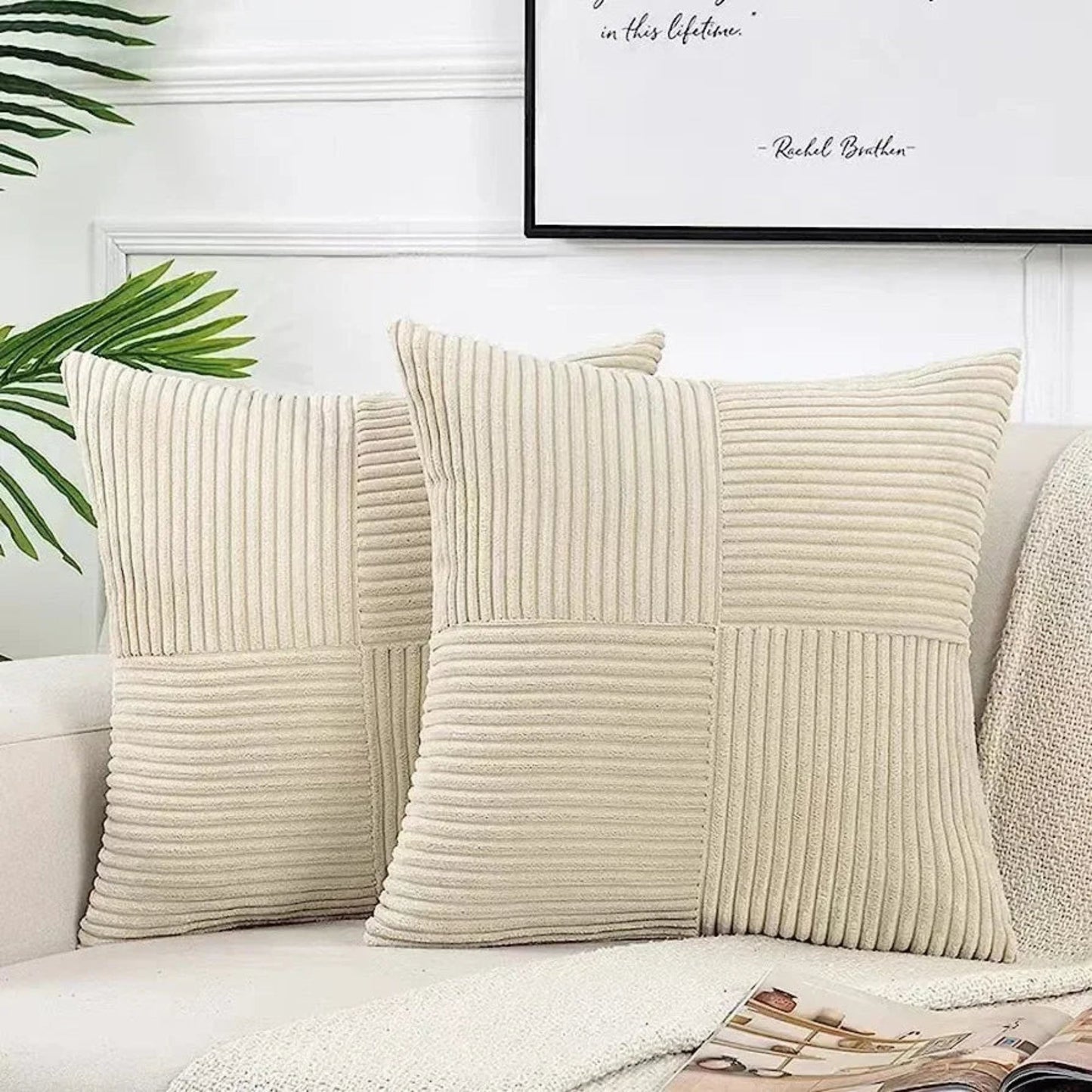 Samt-Kissenbezüge | Luxuriöse Dekokissen für Sofa und Bett 4