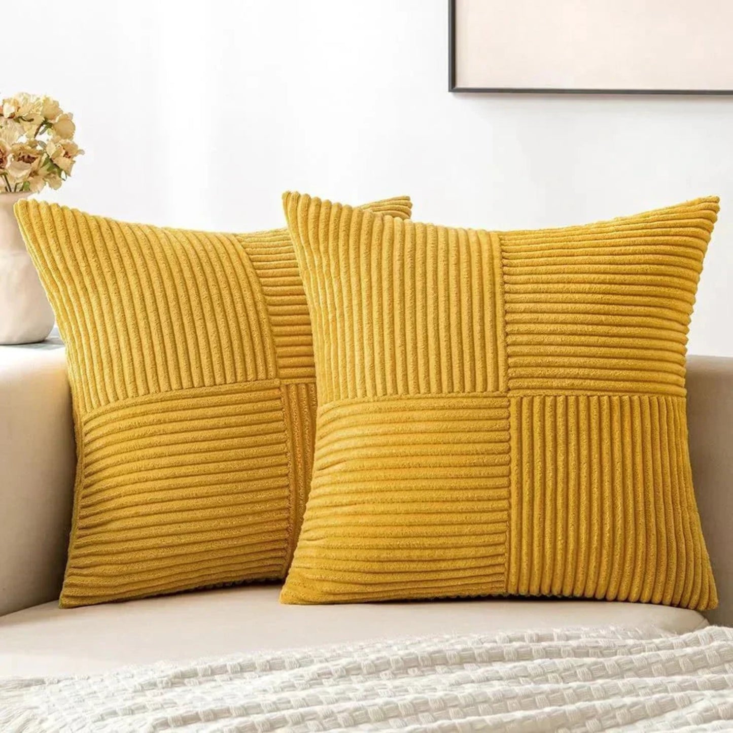 Samt-Kissenbezüge | Luxuriöse Dekokissen für Sofa und Bett 5