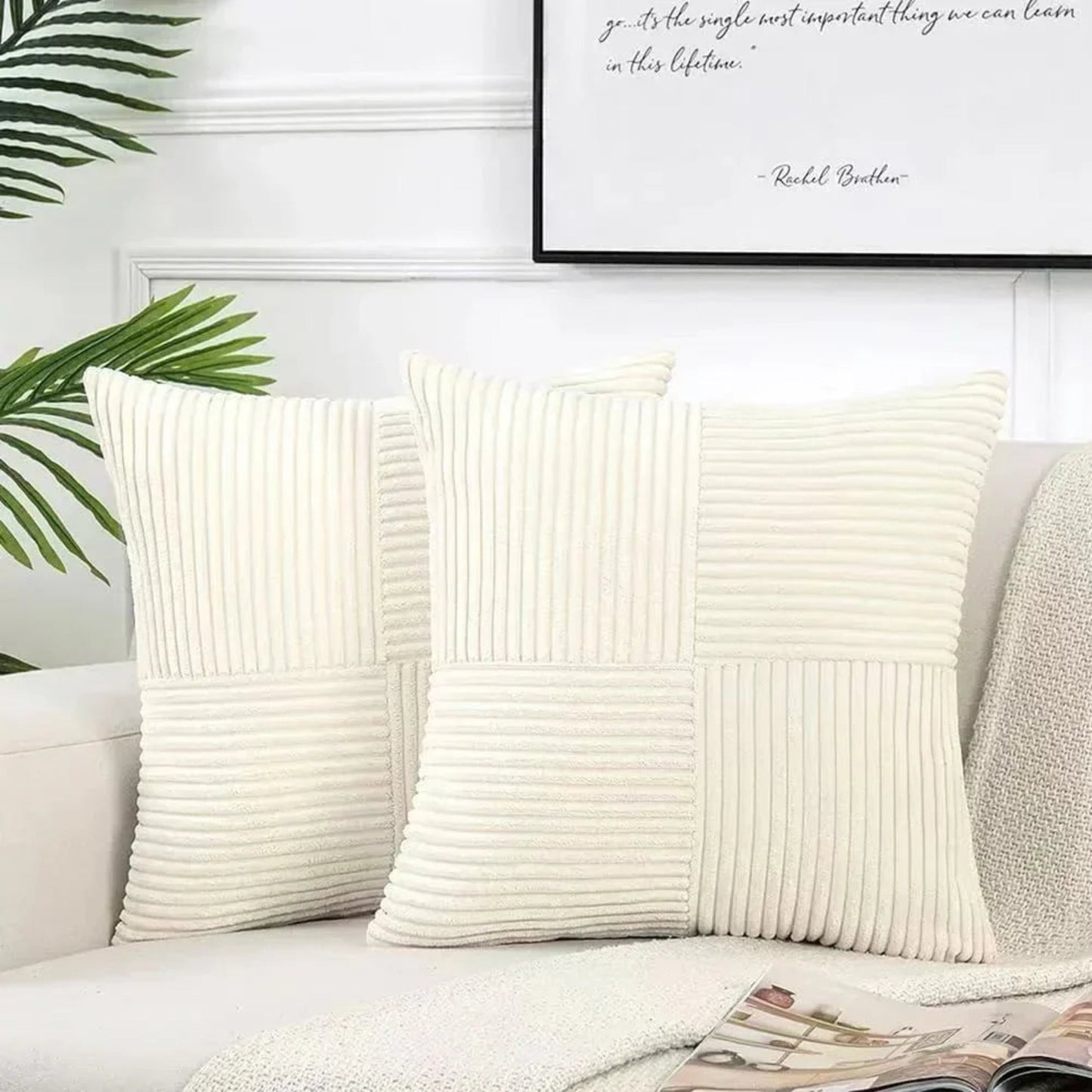 Samt-Kissenbezüge | Luxuriöse Dekokissen für Sofa und Bett 8