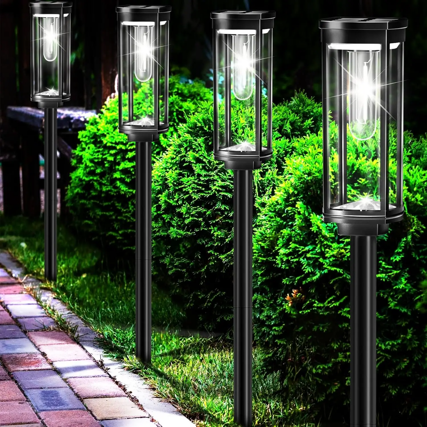 Solarlaterne Wetterfest | Umweltfreundliche Gartenbeleuchtung 3