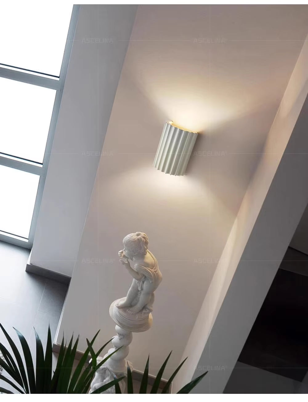 ArchiLume | Moderne gerippte Lampe, Wandleuchte