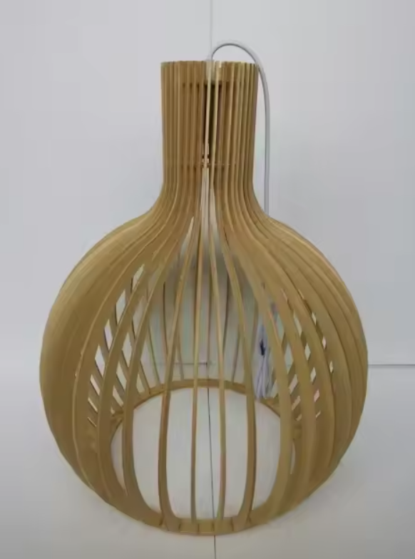 Lampa wisząca Natura Orb Bamboo – ręcznie robiona lampa wisząca