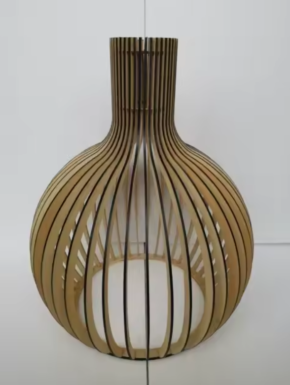 Lampa wisząca Natura Orb Bamboo – ręcznie robiona lampa wisząca