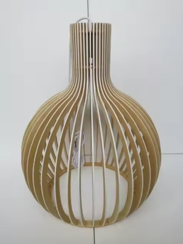 Lampa wisząca Natura Orb Bamboo – ręcznie robiona lampa wisząca