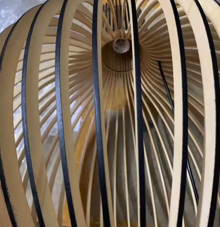 Lampa wisząca Natura Orb Bamboo – ręcznie robiona lampa wisząca